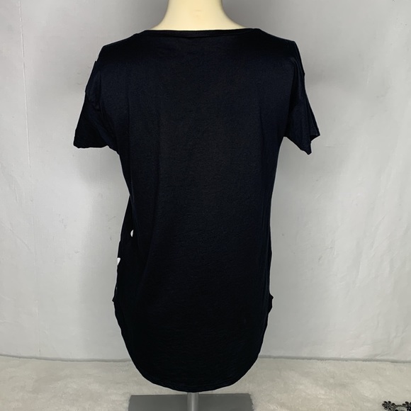 Ann Taylor short sleeve poka-dot pattern pull-over blouse XS - Picture 5 of 8